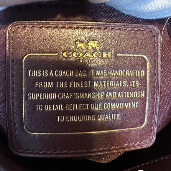 Coach Edie Shoulder Bag 31 in Mixed Materials Canyon Quilt (GUC) - Picture 10 of 12